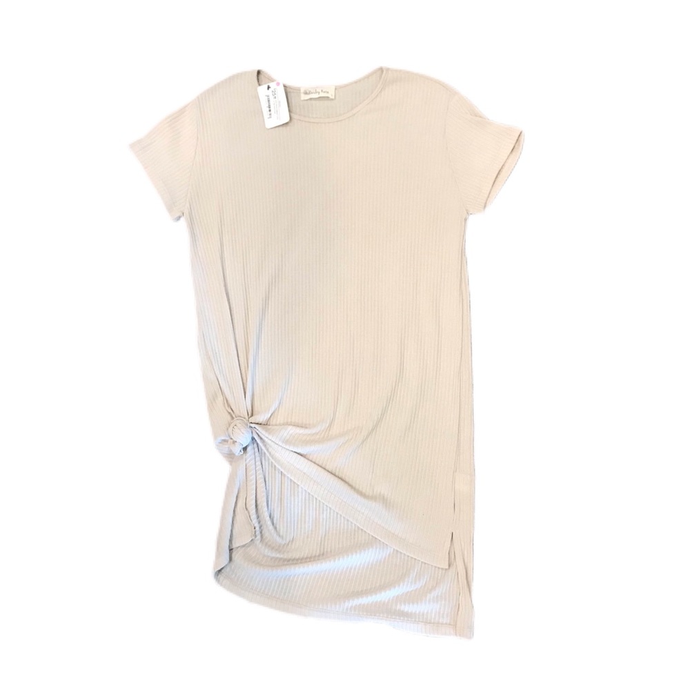 Women’s Ribbed Short Sleeve Tunic
